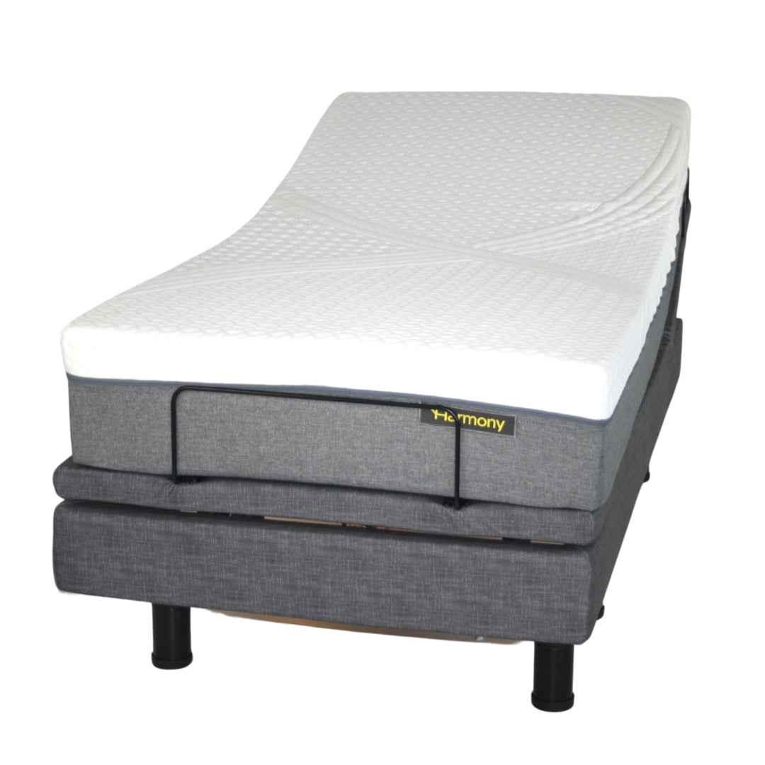 Harmony Hi-Low Adjustable Bed Base with Massage and Height Control - Care Made